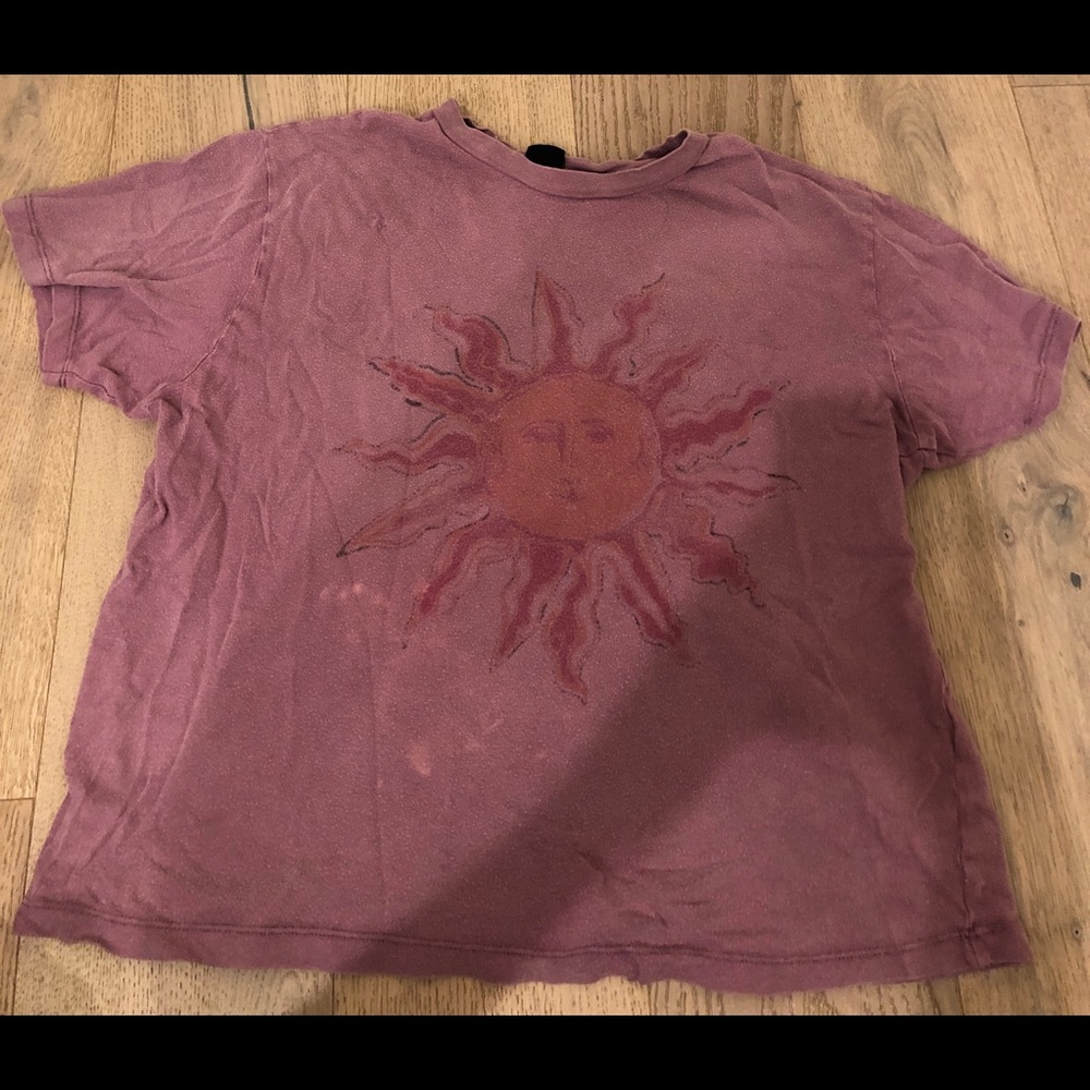 Purple pinkish sun shirt
